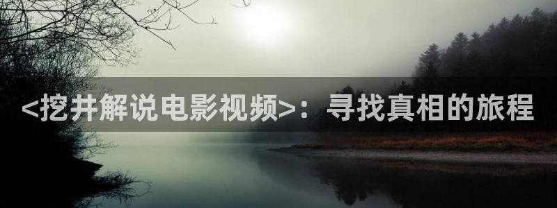 午夜毛片大全：<挖井解说电影视频>：寻找真相的旅程